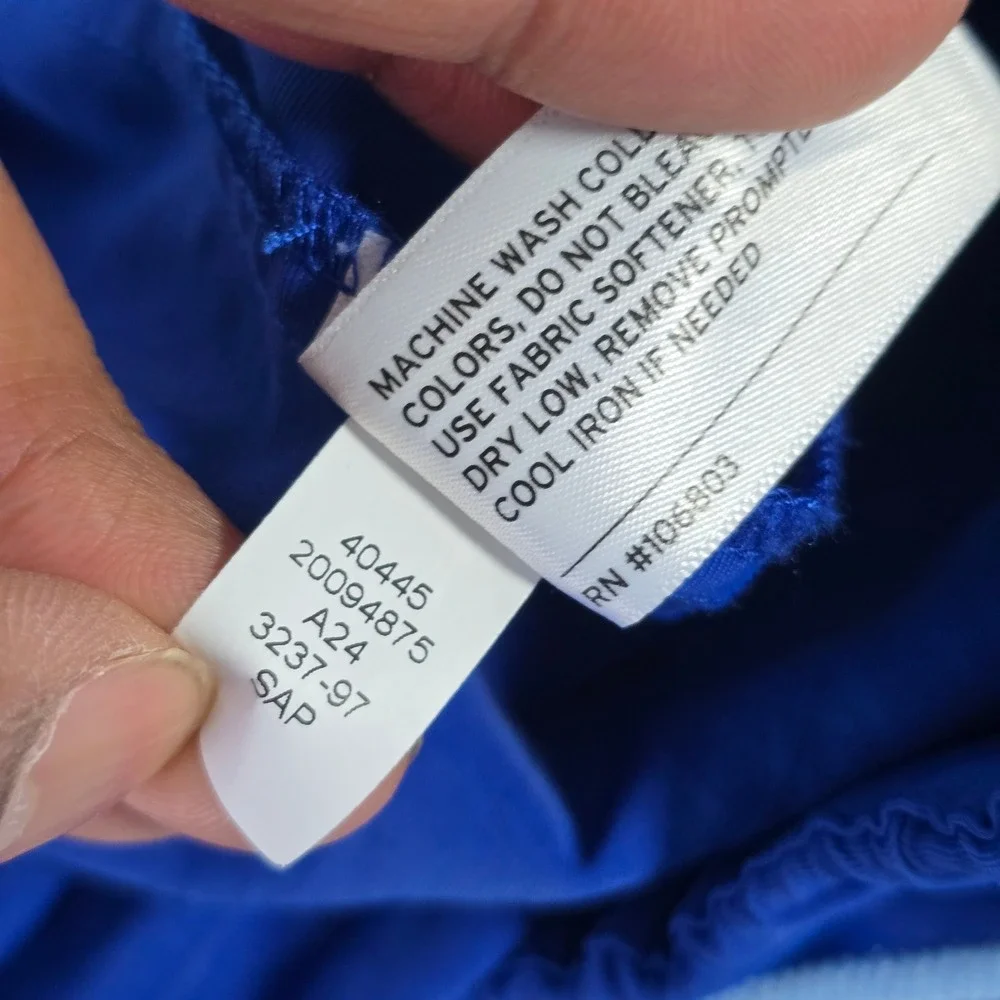 Duluth Trading Co Mens Blue Swim Trunks Board Shorts Nylon‎ Mesh Lined L 40445